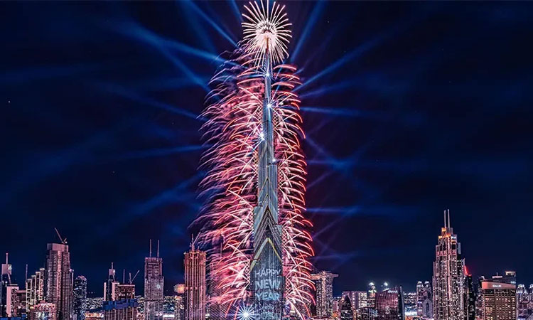 Dubai New Year Burj Khalifa Show